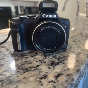 Canon PowerShot SX170 IS 16.0 MP Digital Camera, Black